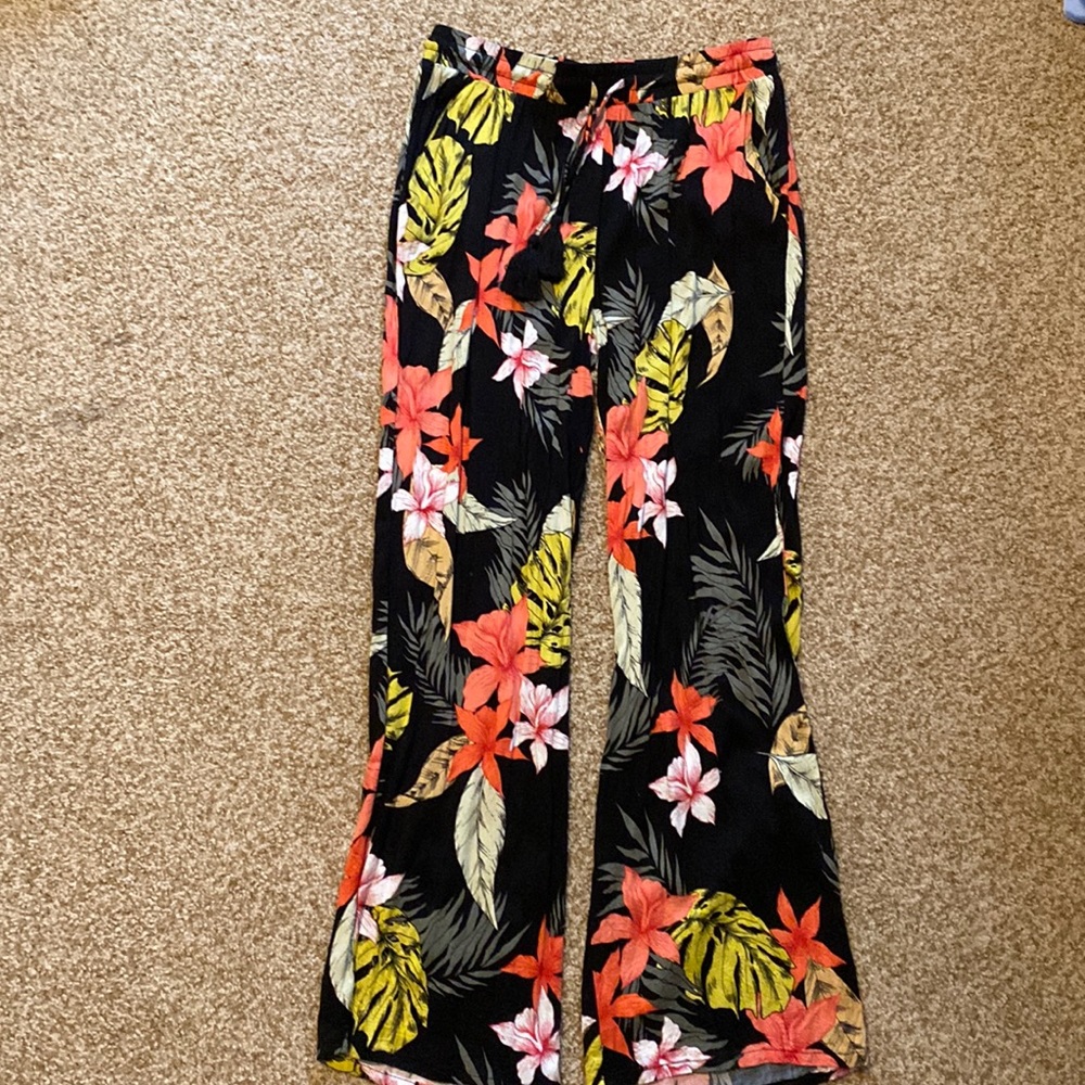 Tribal Jeans high waisted tropical pants